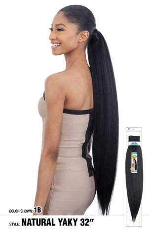 SHAKE N GO Organique Pony Pro Easy Wrap-Around Ponytail Naturual Yaky 32